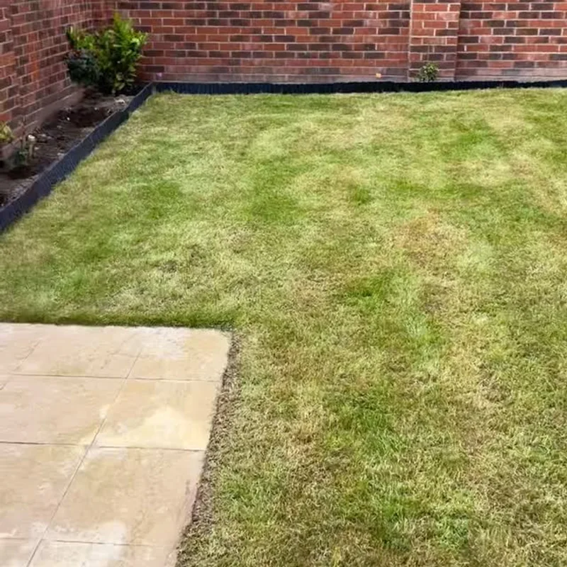 Tallest Turf Man at work